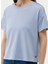 Bisiklet Yaka Mavi Kadın T-Shirt BULSE-23Y 6