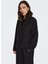 Koyu Siyah Kadın Çizgili Kaban 15293673 Onljosıe Pın Strıpe Wool Coat cc Ot 1