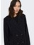 Koyu Siyah Kadın Çizgili Kaban 15293673 Onljosıe Pın Strıpe Wool Coat cc Ot 3