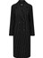 Koyu Siyah Kadın Çizgili Kaban 15293673 Onljosıe Pın Strıpe Wool Coat cc Ot 5
