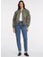 Bomber Desenli Haki Kadın Ceket Gj Bomber Jkt - Recy Nylon Satın 16 1
