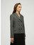 Gri Kadın Normal Blazer Ester Yün Blazer 2