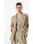Bej Kadın Kruvaze Blazer F4WL-CKT0228 1