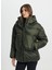 Haki Kadın Kapüşon Relaxed Mont W242638801 Khaki Dış Giyim 2