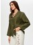 Haki Kadın Comfort Fit Ceket US25CKT013 4