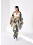 Renk Bloklu Desenli Kimono 1