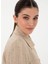 Bej Kadın Cropped Fit Ceket Mınus-C 2