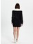 Siyah Mini Sweater Elbise 2