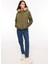 Yeşil Kadın Mont Onlellan Quılted Hood Jacket cc Otw 2