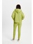 Yeşil Fermuarlı Sweatshirt 2