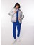 Gümüş Kadın Kapüşon Yaka Basic Fit Puffer Mont B3WL-MNT1 1