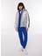 Gümüş Kadın Kapüşon Yaka Basic Fit Puffer Mont B3WL-MNT1 2
