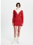 Kırmızı Mini Sweater Elbise 4