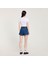 Asimetrik Kesim Crop T-Shirt 5