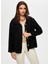 Siyah Kadın Comfort Fit Ceket US25CKT013 2