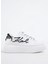 Beyaz Kadın Deri Sneaker KL42372 1