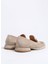 Bej Kadın Süet Loafer 8760 3