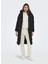 Siyah Kadın Kaban Onlcammıe Long Quılted Coat cc Otw 3