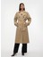 Ekru Kadın Normal Trençkot Vmchloe Long Trenchcoat Ga Noos 1