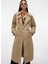 Ekru Kadın Normal Trençkot Vmchloe Long Trenchcoat Ga Noos 2