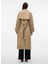 Ekru Kadın Normal Trençkot Vmchloe Long Trenchcoat Ga Noos 4