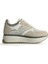 Beyaz-Gümüş Kadın Deri Sneaker G03G100021 2