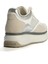 Beyaz-Gümüş Kadın Deri Sneaker G03G100021 3