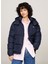 Lacivert Kadın Dik Yaka Standart Fit Nakışlı Puffer Mont Tjw Alaska Puffer Ext 2