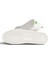 100103W01W-OCA Low Canvas Kırık Beyaz Kanvas Kadın Günlük Spor Ayakkabı 2