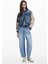 Mavi Kadın Normal Desenli Denim Ceket 25SWED59 1