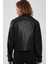 Tracy Kadın Siyah Oversize Kısa Deri Trençkot 23WGD5123AE 3