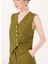 Haki Kadın Normal Yelek Daıly Cross Vest 5020 5