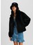 Karl Lagerfeld Jeans Dik Yaka Siyah Kadın Ceket 246J1505 2