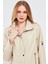 Luisa Kadın Bej Oversize Deri Mont 24SGD5172U4 5