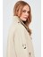 Luisa Kadın Bej Oversize Deri Mont 24SGD5172U4 6
