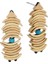 Küpe Brackets Earrings With Stones 1