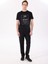 Siyah Erkek Relaxed Baskılı T-Shirt J5SM-TST7395 2