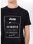 Siyah Erkek Relaxed Baskılı T-Shirt J5SM-TST7395 4