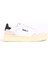 Beyaz-Siyah Kadın Deri Sneaker KL63020 1