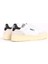 Beyaz-Siyah Kadın Deri Sneaker KL63020 3