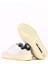 Beyaz-Siyah Kadın Deri Sneaker KL63020 4