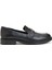 Siyah Kadın Deri Loafer 93332 1