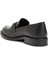 Siyah Kadın Deri Loafer 93332 3