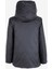 Geniş Fit Kapüşonlu Siyah Kadın Mont By-04 2
