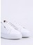 Beyaz Kadın Deri Sneaker Marınga Z Ayakkabı 5