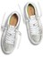 411301M03W - Salvas Leather Sneaker Metalik Deri Kadın Günlük Spor Ayakkabı 3