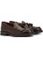 Bordo Kadın Deri Loafer 93318 2