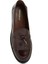 Bordo Kadın Deri Loafer 93318 4