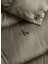 Vizon Kadın Dik Yaka Standart Fit Puffer Mont Shıny Monologo Nd Short Puffer 2