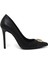 Siyah Kadın Deri Stiletto 77RA3S03ZPA33899 1